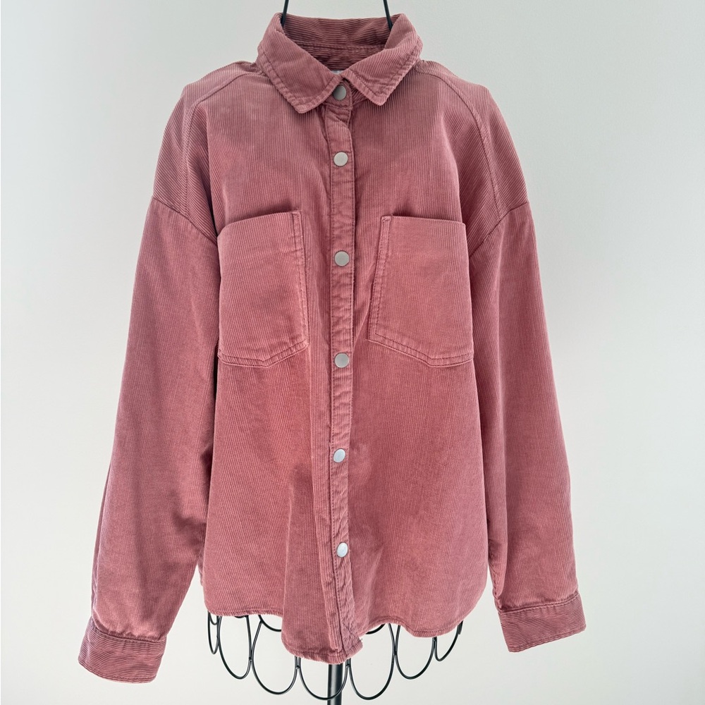 Women's Pink Corduroy Jacket